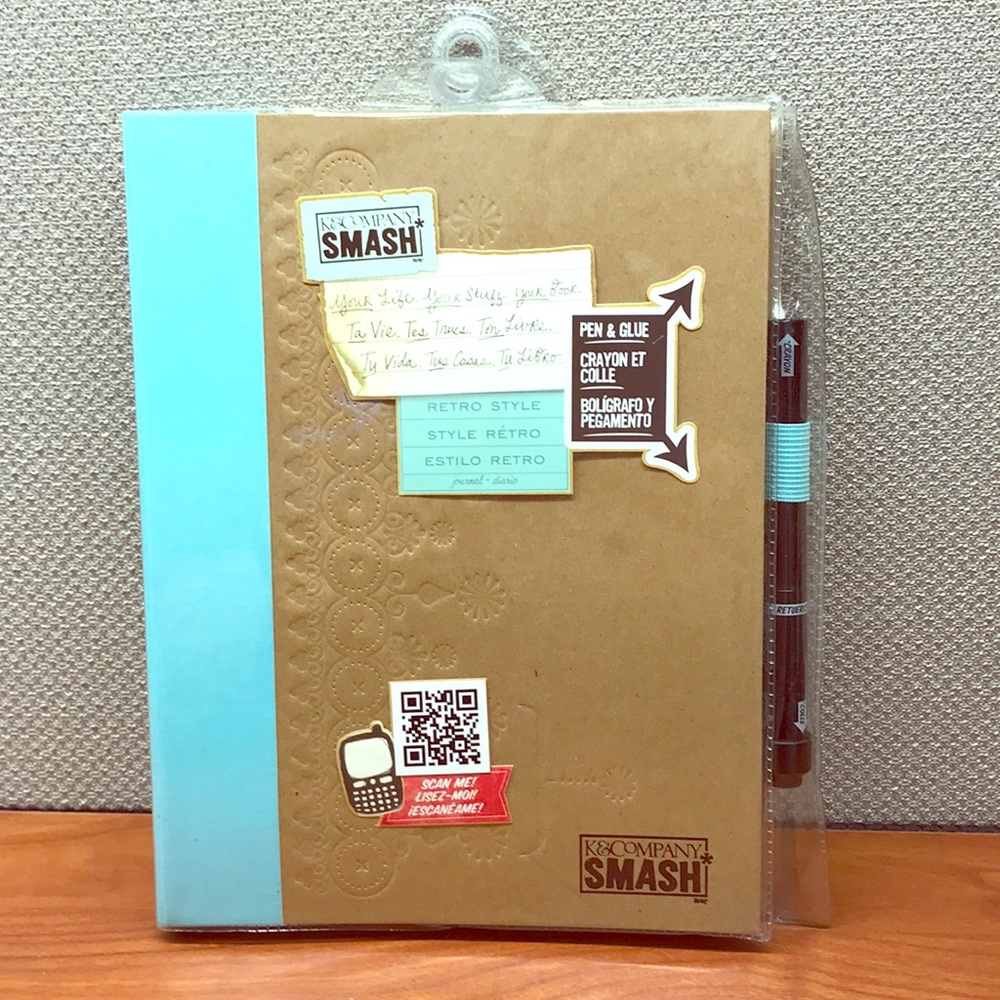 Scrapbook & Journal- Retro style/ Pen& Glue